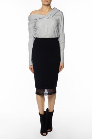 Lace-trimmed pencil skirt, zdjęcie 2 Lace-trimmed pencil skirt od Victoria Beckham